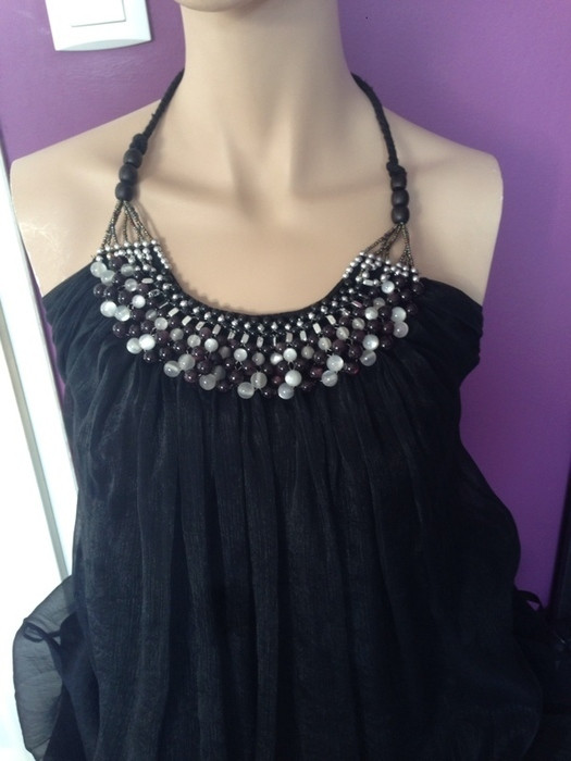 Petite robe noire perlée 2