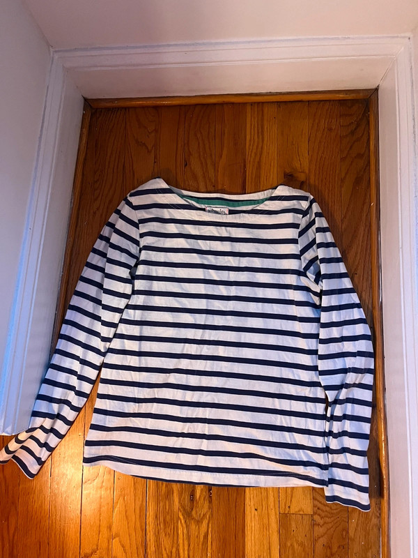 blue stripes long sleeve shirt 1