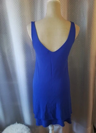 Robe Zara bleu fluide, décolleté dans le dos, taille M, TBE!, merk: Zara, staat: Heel goed, maat: M / 38 / 10, € 7,00, € 8,05 inclusief Kopersbescherming