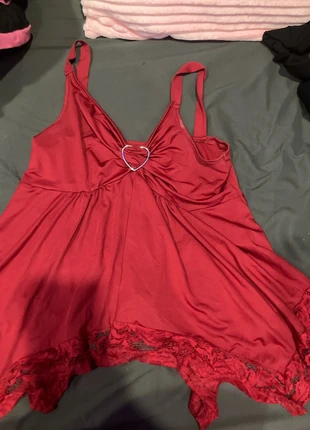 red heart baby doll top,in perfect condition!!, brand: Shein, condition: Very good, size: 12 / L, $10.00, $11.20 includes Buyer Protection