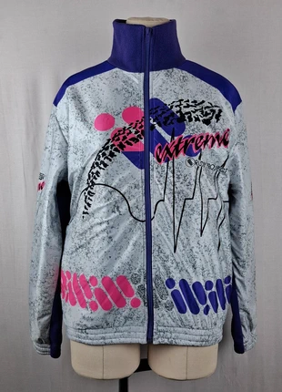 80s Vintage Track Jacket bright purple fleece retro cycling top M Rudy Project refG, brand: Vintage Dressing, condition: Good, size: M, £25.00, £26.95 includes Buyer Protection