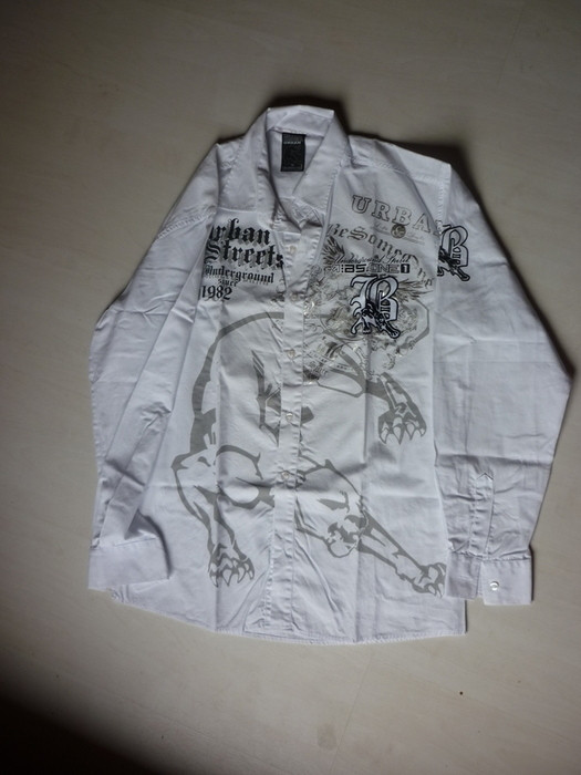 Chemise manches longues, taille 16 ans 1