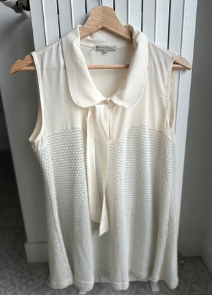 Haut Scarlet Roos col claudine avec noeud, marque: Scarlet Roos, état: Très bon état, taille: M / 38 / 10, 10,00 €, 11,20 € Protection acheteurs incluse