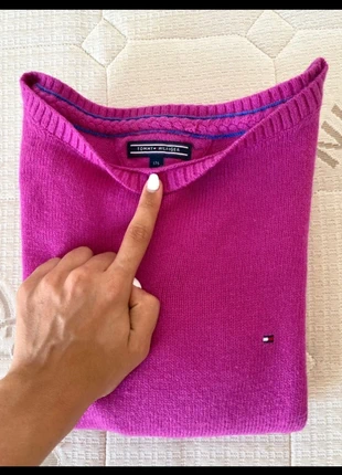 Maglione invernale lungo rosa fucsia lana Tommy Hilfiger, merk: Tommy Hilfiger, staat: Nieuw zonder prijskaartje, maat: M / 38 / 10, € 30,00, € 32,20 inclusief Kopersbescherming