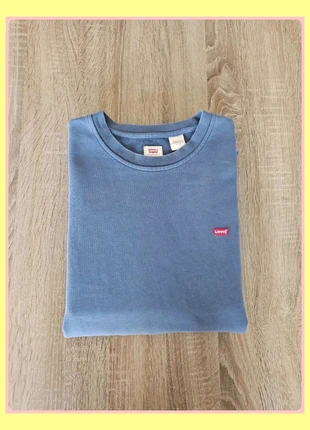 Pull Levi’s Bleu XL 100% coton coupe standard avec logo brodé 😍, merk: Levi's, staat: Heel goed, maat: XL, € 19,50, € 21,18 inclusief Kopersbescherming
