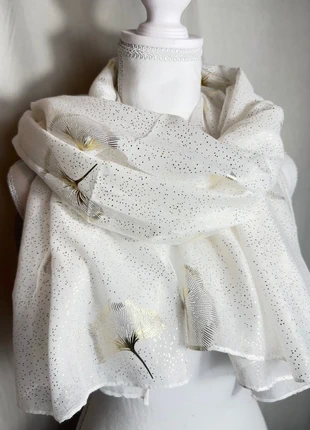 Foulard en coton-viscose – Motif pissenlits dorés, condizioni: Nuovo con cartellino, €5.99, €6.99 include la Protezione acquisti