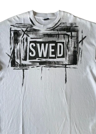 T-shirt oversize SWED, marca: Fabrication Artisanale, estado: Novo sem etiquetas, tamanho: L, €18.00, €19.60 inclui Proteção do Comprador