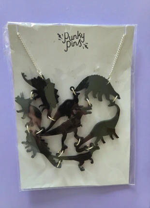 Punky Pins Dinosaur Statement Necklace -, brand: Punky Pins, condition: New without tags, €4.00, €4.90 includes Buyer Protection