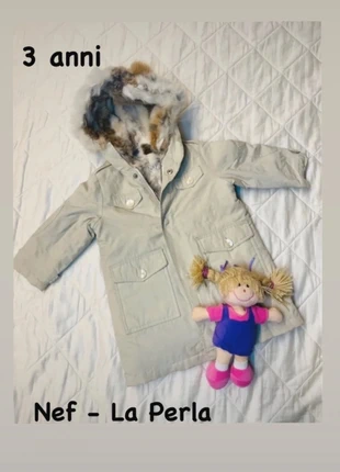 Cappotto Caban foderato pelo 👧🏻 bambina 2/3 anni sfoderabile Nef, marca: Nef, estado: Novo sem etiquetas, tamanho: 24-36 meses / 92 cm, €89.00, €94.15 inclui Proteção do Comprador