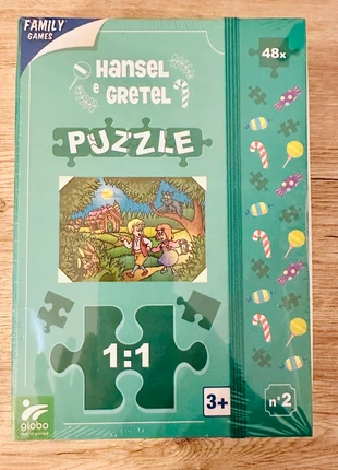 Puzzle Hansel e Gretel 48 pezzi 3+, merk: GLOBO, staat: Nieuw met prijskaartje, maat: Universeel, € 12,00, € 13,30 inclusief Kopersbescherming