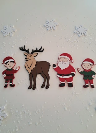 Set de 4 personnages de Noël 🎅 mini monde sensoriel, marke: inserts table sensorielle, zustand: Neu, mit Etikett, größe: 24–36 Monate / 92, 10,00 €, 11,20 € beinhaltet Vinted-Käuferschutz Pro