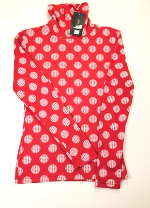 Pull col roulé Rouge & Blanc Taille 36, marke: Agathe Velmont, zustand: Neu, mit Etikett, größe: S / 36 / 8, 10,90 €, 12,15 € inklusive Vinted-Käuferschutz