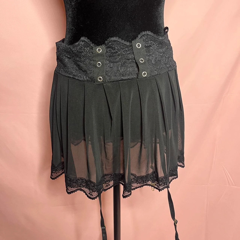 Lace mini mesh skirt size S/M 3