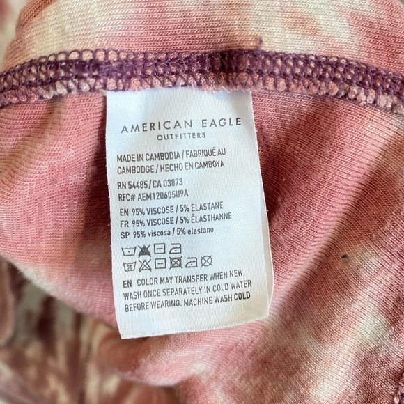 American Eagle Tie Dye Tee Size XS 5