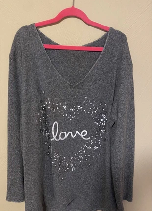 Très beau pull chaud Love, merk: Love, staat: Heel goed, maat: XL / 42 / 14, € 6,00, € 7,00 inclusief Kopersbescherming