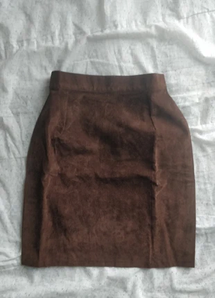 Jupe suédine marron chocolat brun Vintage Français France NEUVE années 90, marke: Vintage Dressing, zustand: Neu, mit Etikett, größe: S / 36 / 8, 15,00 €, 16,45 € inklusive Vinted-Käuferschutz