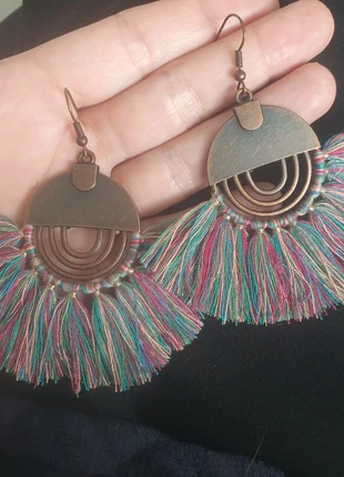 Boucles d'oreilles femme bohème chic, marque: Boutique indépendante, état: Très bon état, 3,00 €, 3,85 € Protection acheteurs incluse