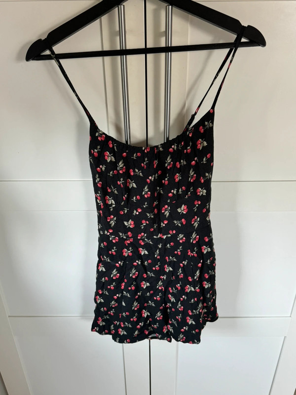 Abercrombie & fitch playsuit met kersenprint en zakken 1