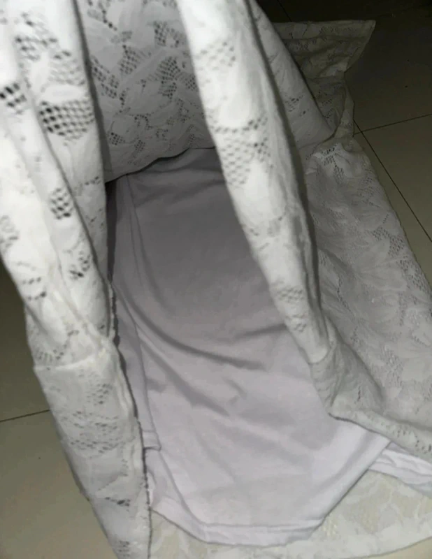 Robe blanche femme T46/48 - photo numéro 5