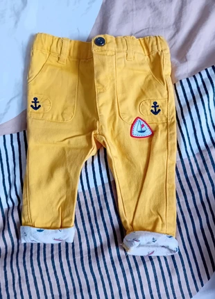 Pantalon bébé garçon, brand: Mots d'enfants, condizioni: Buone, taglia: 6-9 mesi / 68 cm, €1.50, €2.28 include la Protezione acquisti