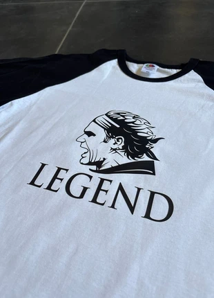 T-shirt bicolore blanc et noir, tennis, RF, Roger Federer, Legend, taille XL, neuf, merk: Tennis, staat: Nieuw met prijskaartje, maat: XL, € 9,95, € 11,15 inclusief Kopersbescherming