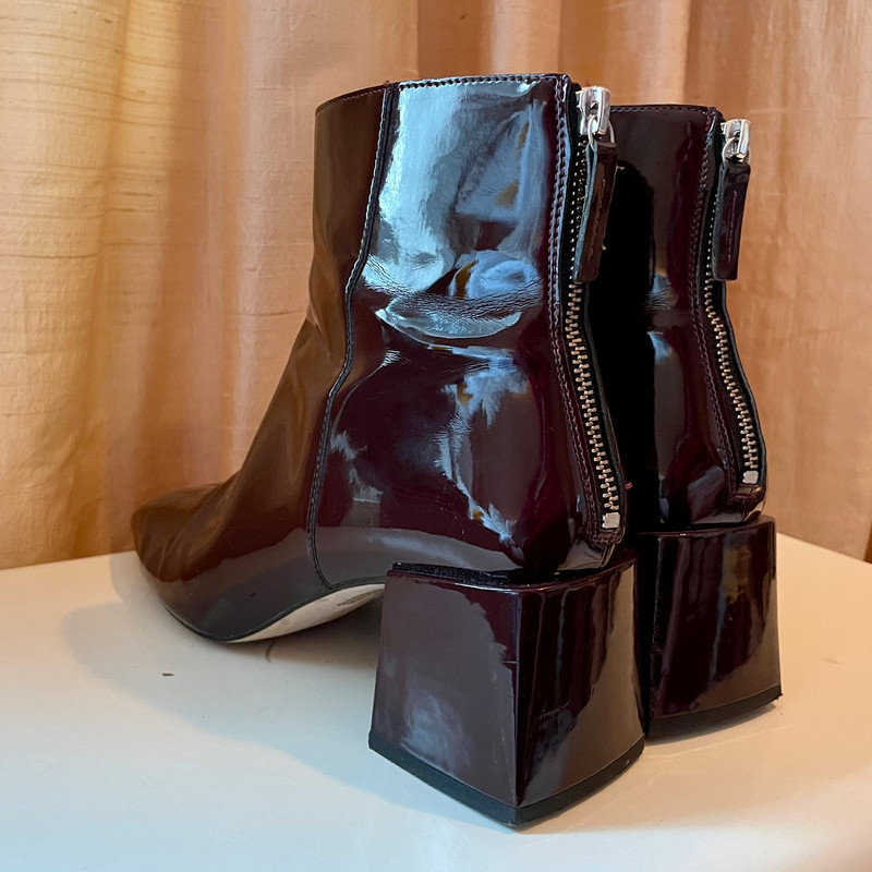 Office hot sale aubergine boots