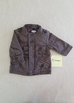 Veste marron 3 mois, merk: Vertbaudet, staat: Goed, maat: 1-3 maanden / 56 cm, € 2,00, € 2,80 inclusief Kopersbescherming