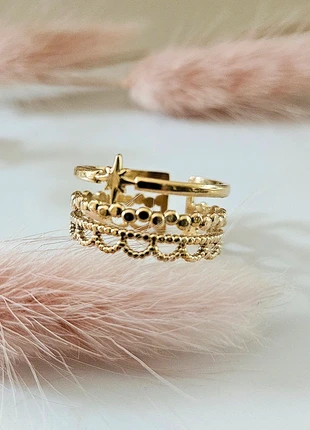 Bague Aztek, merk: Aztek Bijoux, staat: Heel goed, maat: Aanpasbaar, € 12,90, € 14,25 inclusief Kopersbescherming Pro