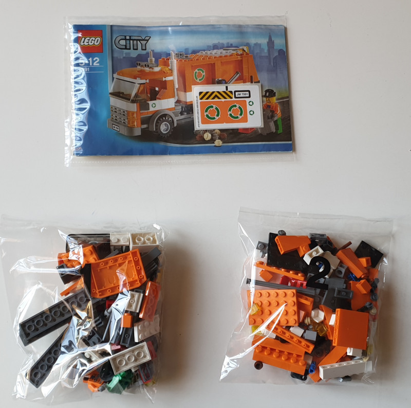 Le Camion Poubelle Lego City 7991