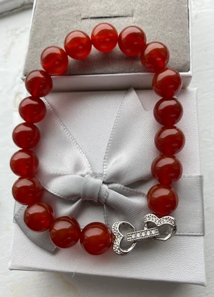 Pierre naturelle bracelet / Red Agate bracelet, brand: #artofnature, condition: New without tags, €14.00, €15.40 includes Buyer Protection