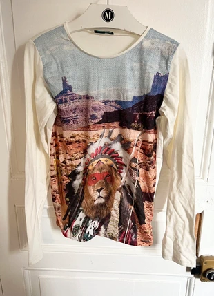 2010 swag era long sleeve blouse tumblr y2k bieber cringe, brand: CM, condition: Very good, size: L / 40 / 12, €20.00, €21.70 includes Buyer Protection