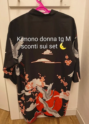 Kimono giapponese donna M kimono japonais femme japanischer Kimono Frau, condizioni: Ottime, taglia: M / IT 42 / EU 38, €3.90, €4.80 include la Protezione acquisti