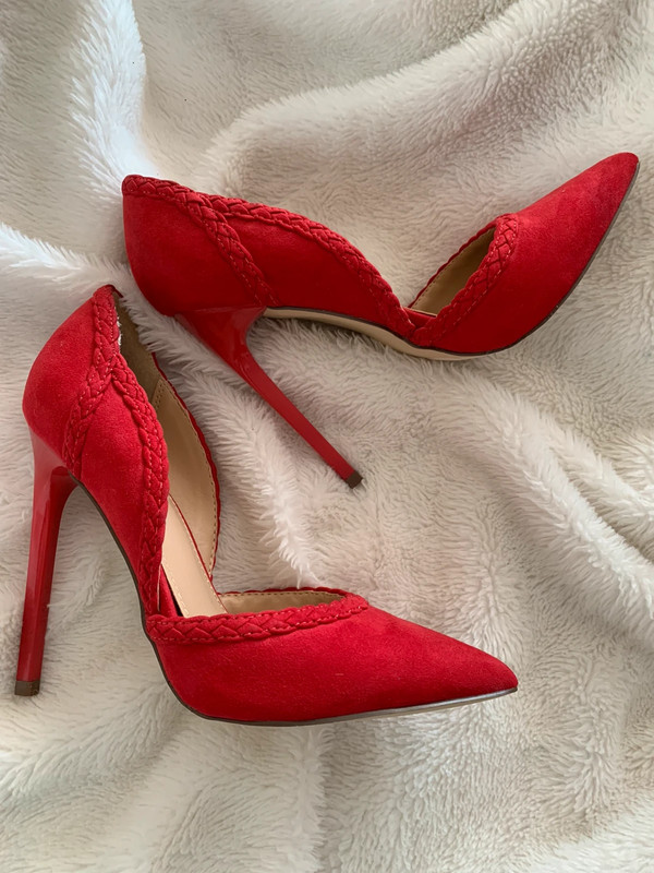 Magnifique paire escarpins rouges  4