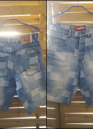 Bermuda jeans, marque: titane, état: Très bon état, taille: S, 40,00 €, 42,70 € Protection acheteurs incluse