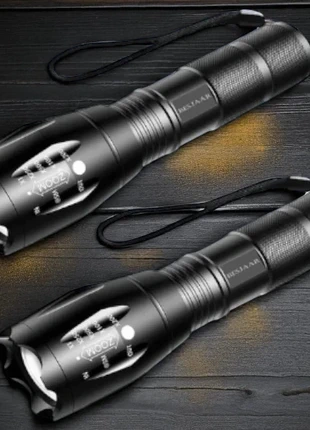 Besjaar Militaire LED Zaklamp – 2 Stuks – 2000 Lumen – IP65 – Zwart, merk: besjaar, staat: Nieuw met prijskaartje, € 19,99, € 21,69 inclusief Kopersbescherming Pro