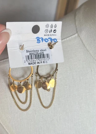 Stainless Steel Boucles D’oreilles Doré NEUF, brand: Stainless steel, condition: New with tags, €3.00, €3.85 includes Buyer Protection