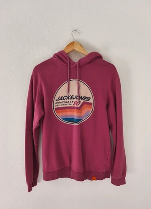Pull / sweat à capuche rose jack and Jones taille M homme, brand: Jack & Jones, condition: Very good, size: M, €1.00, €1.75 includes Buyer Protection