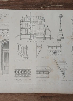 The sycamores, old trafford, manchester - antique print - 1868, brand: NO LABEL, condition: Good, £8.99, £10.14 includes Buyer Protection Pro