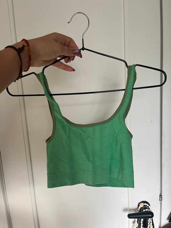 grøn crop top 2