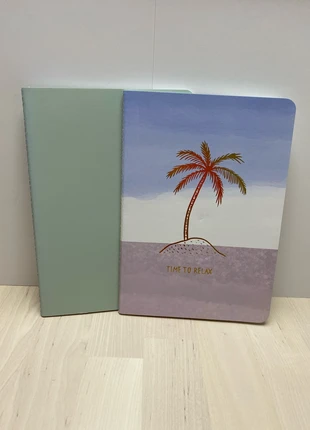Lot de 2 carnets vert et palmier, brand: Hema, condition: New without tags, €2.50, €3.33 includes Buyer Protection