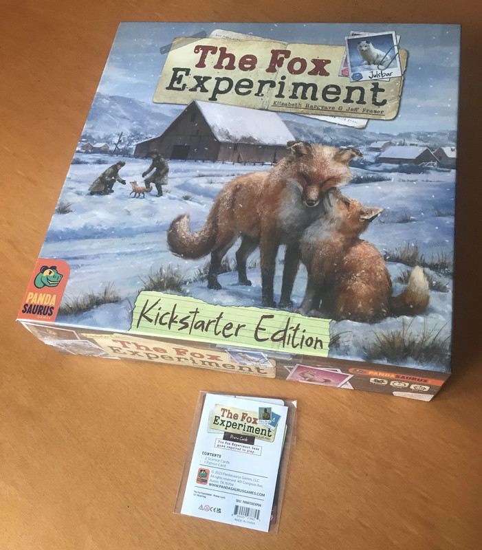 The Fox Experiment + Promo pack - Kickstarter Edition - Pandasaurus - New Nuovo 1