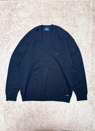 Sweat bleu marine à col V Saint James en laine pull homme - XL, marque: Saint James, état: Très bon état, taille: XL, 54,00 €, 57,40 € Protection acheteurs incluse