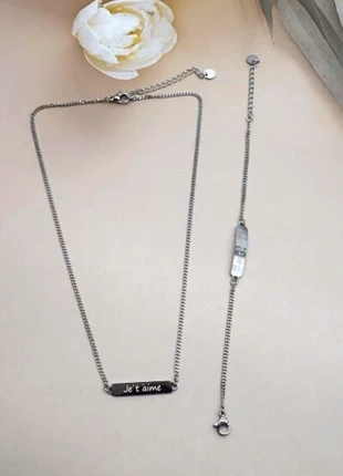 Collier je t’aime, marca: YOULIA boutique, estado: Muy bueno, 11,00 €, 12,25 € Protección al comprador Pro incluida