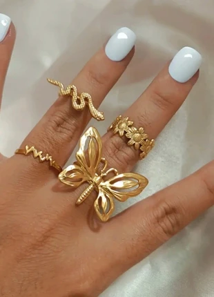 Bagues acier inoxydables, marke: Boutique Parisienne, zustand: Sehr gut, größe: Größenverstellbar, 9,00 €, 10,15 € inklusive Vinted-Käuferschutz