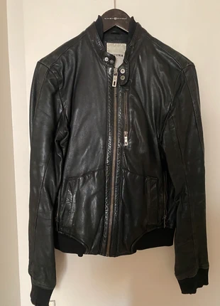 Veste en cuir Chevignon noir S, état: Bon état, taille: S, 30,00 €, 32,20 € Protection acheteurs incluse