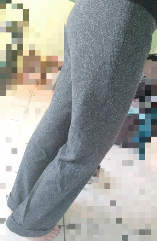 Pantalon d'hiver gris chiné 3