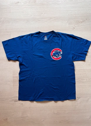 T-shirt Majestic Chicago Cubs MLB Basebal Kris Bryant vintage blu/rosso, marke: Majestic, zustand: Sehr gut, größe: XL, 17,00 €, 18,55 € inklusive Vinted-Käuferschutz