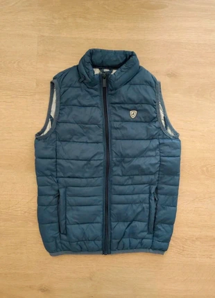 Chaleco acolchado Niro kids "Alvaro Moreno" azul grisáceo (talla 9-10), merk: Alvaro Moreno, staat: Heel goed, maat: 9 jaar / 134 cm, € 5,00, € 5,95 inclusief Kopersbescherming