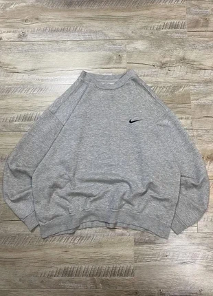 Crewneck Sweater Sweat Pull Nike Solo Swoosh Gris L Boxy Fit Large Oversize Vintage Old 90's, marque: Nike, état: Très bon état, taille: L, 30,00 €, 32,20 € Protection acheteurs incluse