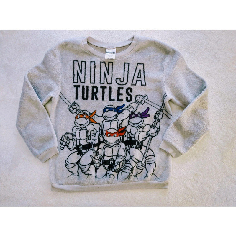 Tmnt 2015 Nickelodeon - Adult Small - Sweatshirt - Gray - Ninja Turtles 1